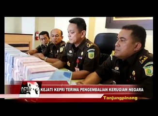Kejati Kepri Terima Pengembalian Kerugian Negara Kasus Kebun Raya Batam