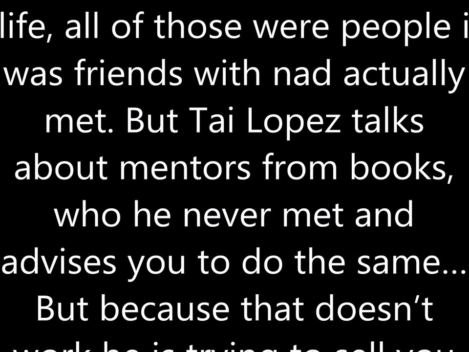 Tai Lopez youtube scam
