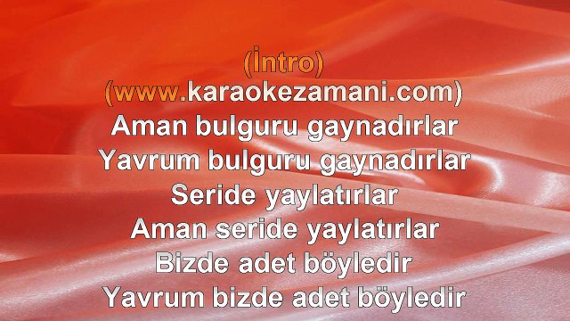 Turgay Başyayla - Hüdayda - 2010 TÜRKÇE KARAOKE