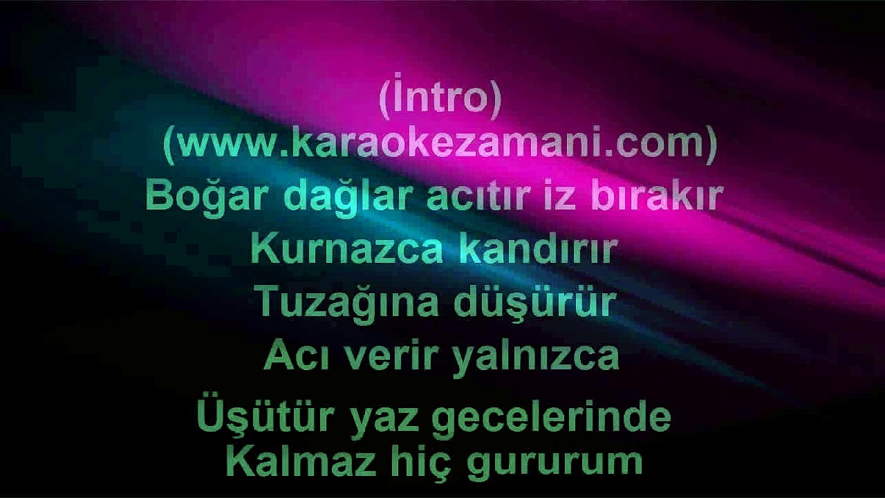 Tülin İle Zafer - Hep Tek Başına - (2013) TÜRKÇE KARAOKE