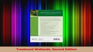 Download  Treatment Wetlands Second Edition Ebook Free