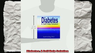 Diabetes A Self Help Solution