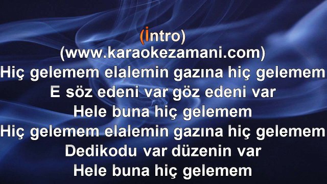 Ufuk Yıldırım - Bohça - 2000 TÜRKÇE KARAOKE