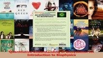 Read  Quantitative Understanding of Biosystems An Introduction to Biophysics Ebook Free