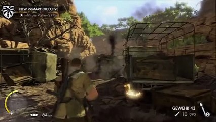 Sniper Elite 3 - Mission 6 Kasserine Pass Good Shot Part 1