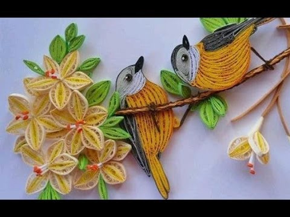 Quilling Made Easy # Learn How to make Quilling Flower -Paper quilling Art_25
