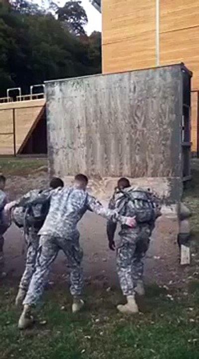 Sometimes you need a team to get pass a obstacle.. Shredded Academy