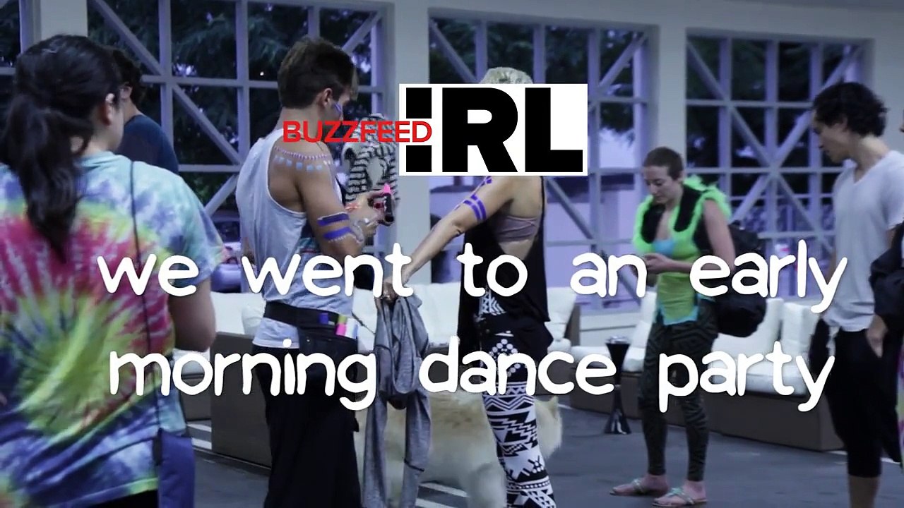 We Went To A Sober Morning Rave Test Friends