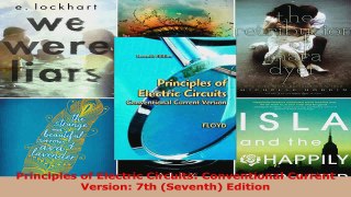 Download  Principles of Electric Circuits Conventional Current Version 7th Seventh Edition Ebook Free