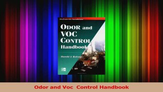 PDF Download  Odor and Voc  Control Handbook PDF Full Ebook