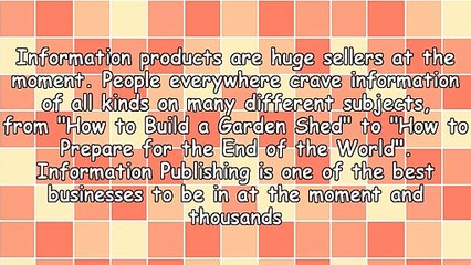 How to Make Your Information Products More Appetizing to Your Customers