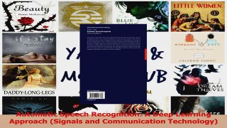 PDF Download  Automatic Speech Recognition A Deep Learning Approach Signals and Communication Download Online