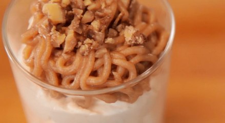 Recette du Mont-Blanc en verrine - Gourmand