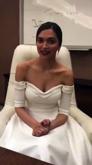 Bajirao's ethereal Mastani Deepika Padukone has a very special congratulatory message for her warrior king Ranveer Singh