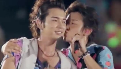 Arashi Ohno Kiss Jun 大野智吻松本润