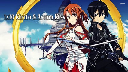 Kirito & Asuna Kiss [English] [HD]
