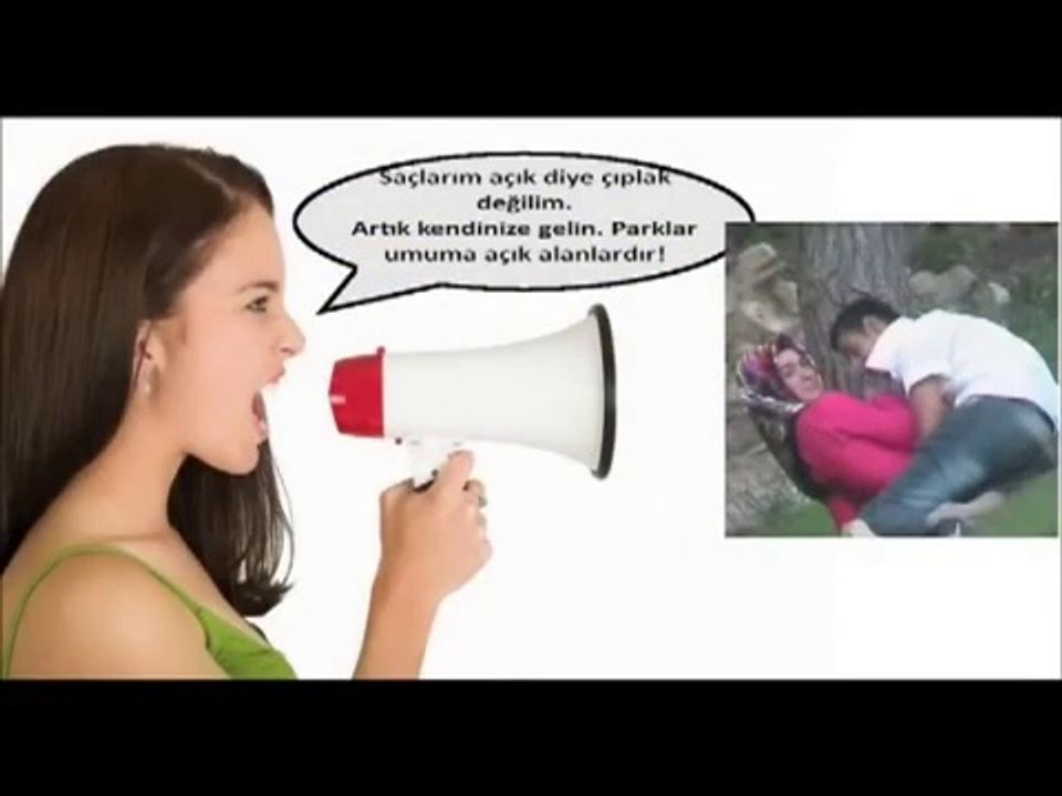 Türbanlı kızın kalçaları