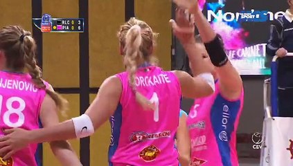 Volley LdC J4 - Elimination du Cannet face à Piacenza