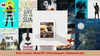 Read  The Lone Sheriff Harlequin Historical PDF Online