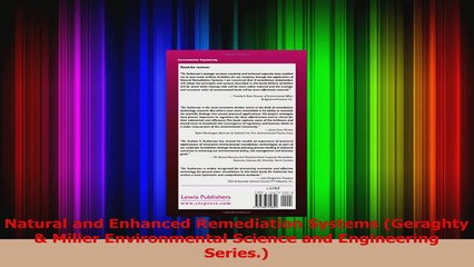 PDF Download  Natural and Enhanced Remediation Systems Geraghty  Miller Environmental Science and Download Online