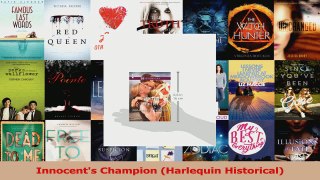 Read  Innocents Champion Harlequin Historical PDF Online