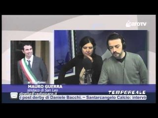 Icaro Tv. A Tempo Reale il sincao Mauro Guerra fa il punto sulla frana di San Leo