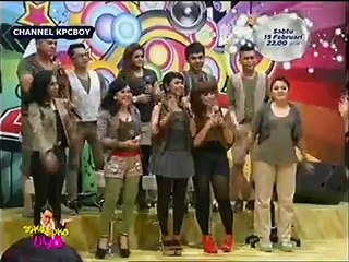 Girlband DMojang @Suka Suka Uya 13 02 2014 Elies Dihipnotis Jadi Zombie Part.1