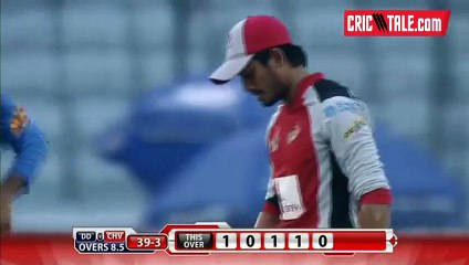 Yasir Shah Takes Ala Catch on His Own Bowling n BPL 2015