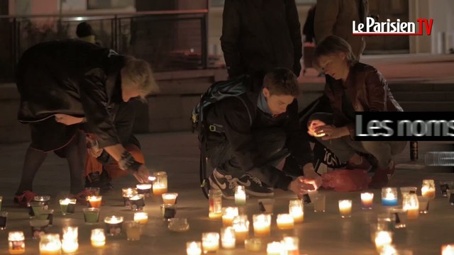Lyon : le lumineux hommage aux victimes des attentats parisiens