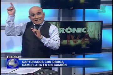 Crónica Viva – Capturados con droga camuflada en un camión