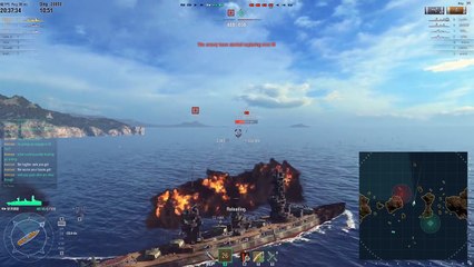 World of Warships - Fusou - Japanese Battleship - tier 6
