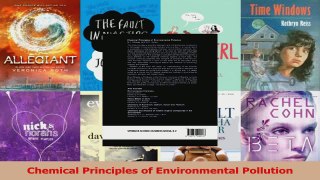 PDF Download  Chemical Principles of Environmental Pollution Read Full Ebook