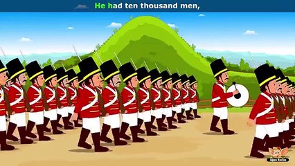 The Grand Old Duke of York – Nursery Rhyme with Karaoke