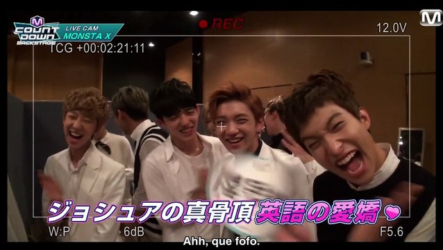 30.10.15 - Seventeen e Monsta X nos bastidores do M!CD [Legendado PT-BR]
