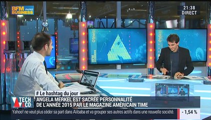 Le Hashtag du jour: 83 407 tweets sur Angela Merkel, sacrée personnalité 2015 par Time Magazine - 09/12