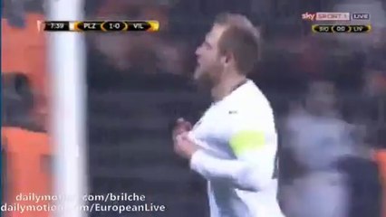 Daniel Kolar Penalty-Kick GOAL Viktoria Plzen 1-0 Villareal