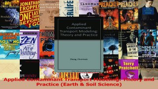 PDF Download  Applied Contaminant Transport Modeling Theory and Practice Earth  Soil Science Download Online