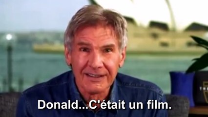 Harrison Ford clashe Donald Trump