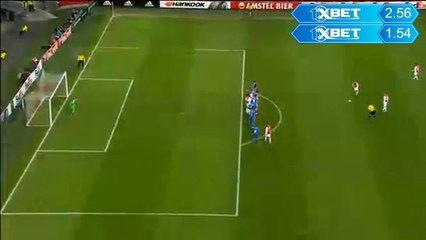 Ajax vs Molde 1-0 Europa League 10.12.2015 Goal Van de Beek