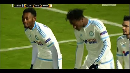 Michy Batshuayi Goal - Liberec 0-1 Olympique Marseille - 10-12-2015