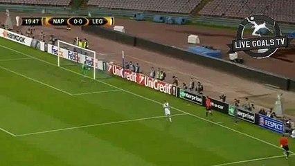 Lorenzo Insigne Amazing Shot hits Post - Napoli vs Legia - Europa League - 10.12.2015