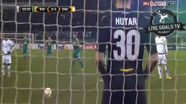 Steffen Hofmann Penalty Miss - Rapid vs Dinamo Minsk - Europa League - 10.12.2015