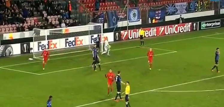Pione Sisto Goal - Midtjylland 1 - 0t Club Brugge - 10_12_2015