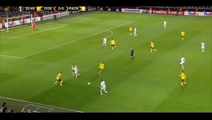 Róbert Mak Goal - Dortmund 0-1 PAOK - 10-12-2015
