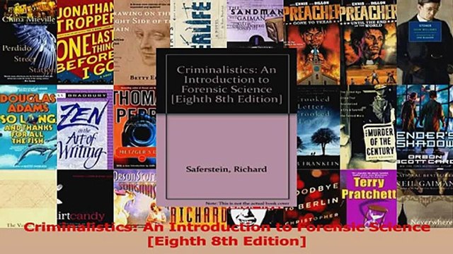 PDF Download Criminalistics An Introduction to Forensic Science Eighth 8th Edition PDF Online