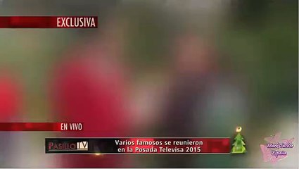 Mark Tacher en las posadas de Televisa