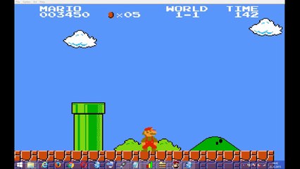 Super Mario Bros on emulator windows PC!2015