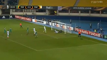 Maximilian Hofmann Goal - Rapid Viena 1-0 Dinamo Minsk 10-12-2015