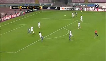 José María Callejón Goal - Napoli 3-0 Legia - 10-12-2015 -