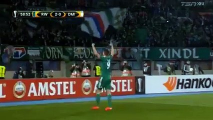 Matej Jelic Goal - Rapid Viena 2 - 1 Dinamo Minsk 10-12-2015